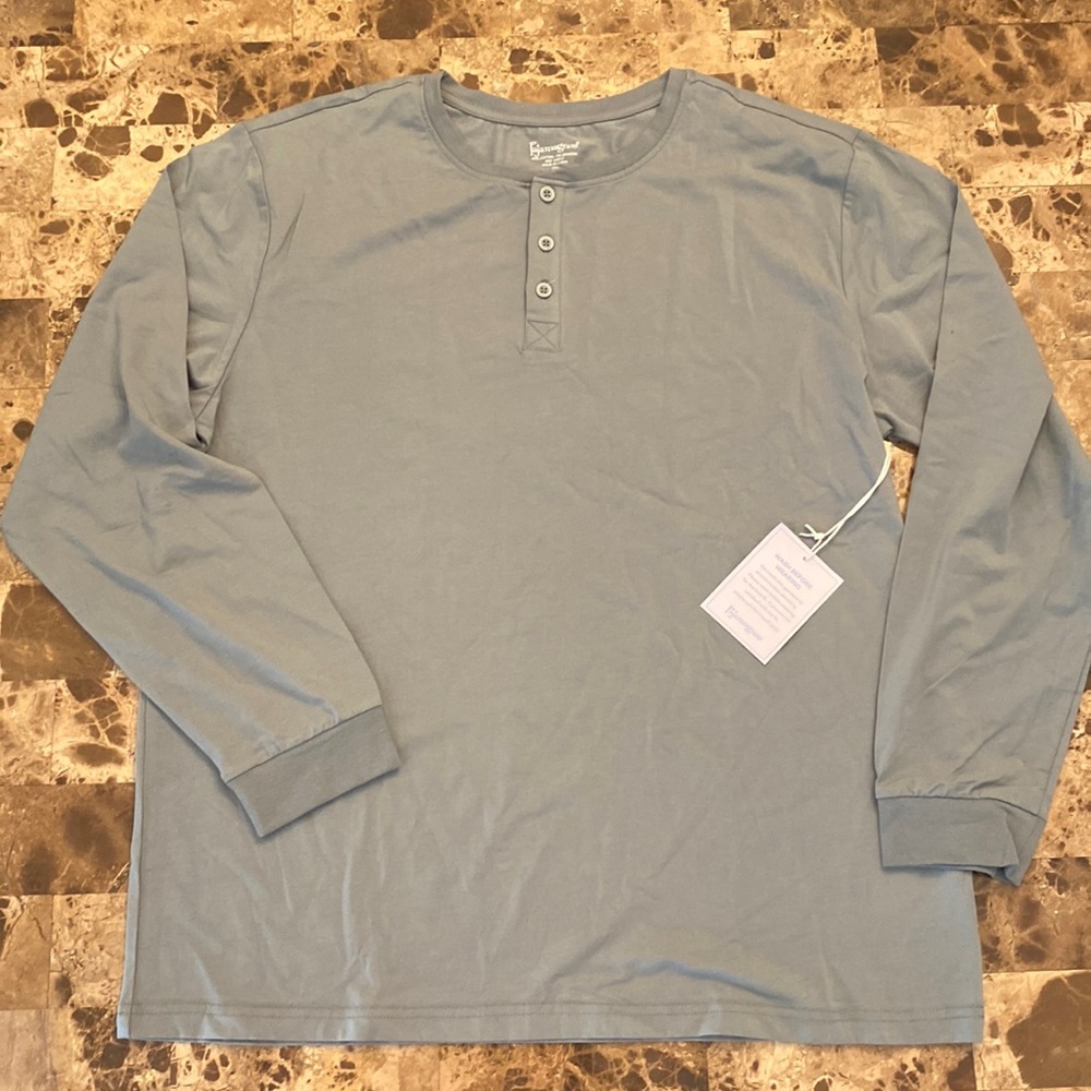 Men’s NWT Pajamagram Balsam & Pine Top Only Size Large